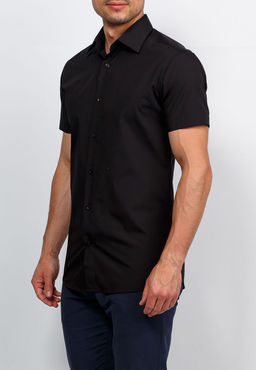 Сорочка мужская короткий рукав GREG 340/309/BLK/ZV  фото 8