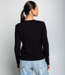 Лонгслив #КТ8921 (2), чёрный - Dommod фото 3