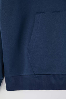 TRENDYOL MAN Siyah Buyuk Beden Oversize Kapusonlu Sweatshirt TMNAW24AO00003 - Trendyolmilla фото 9