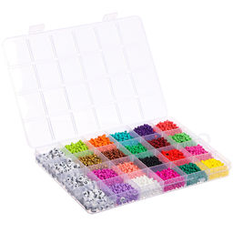 Набор для творчества Создай своё украшение, бисер, буквы, 24 вида