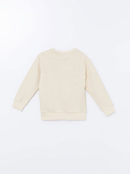 Bisiklet Yaka Basic Uzun Kollu Erkek ?ocuk Sweatshirt - Waikiki фото 3