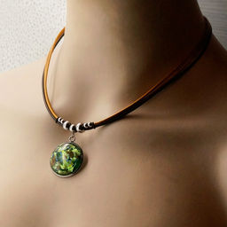 MAGIC FOREST Колье из муранского стекла LKY4627