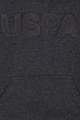 Черный базовый свитшот для мальчика - U.s. polo assn фото 3