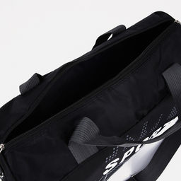 Сумка спортивная на молнии, длинный ремень, цвет чёрный - Simaland фото 4