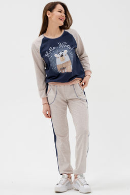 Костюм женский из футера Гамми индиго