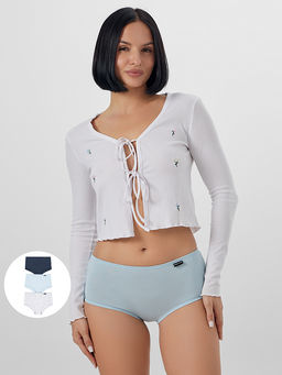 Трусы шорты женские в наборе, 3 шт