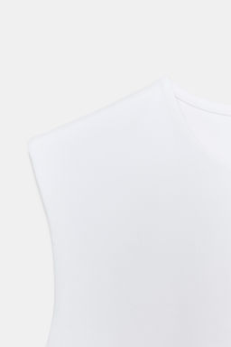 CAMISETA MANGA SISA / Blanco - Zara фото 9