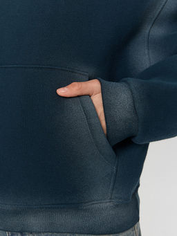 Худи женское зеленое с потертостями - Mark formelle фото 6