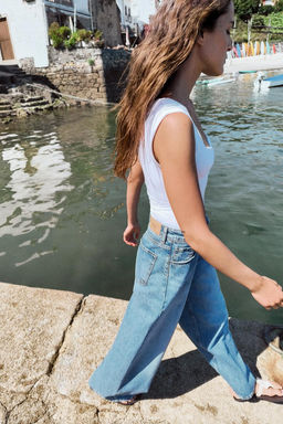Z1975 WIDE LEG HIGH-RISE JEANS - Zara фото 5
