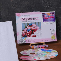 Картина по номерам на холсте с подрамником Фламинго на закате, 40х30 см - Школа талантов фото 2