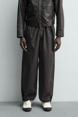 PANTAL?N RELAXED FIT ALGOD?N AARON LEVINE X ZARA / Negro  фото 2