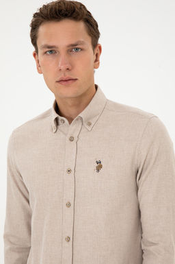 Erkek Koyu Bej Uzun Kollu Basic G_mlek - U.s. polo assn фото 9
