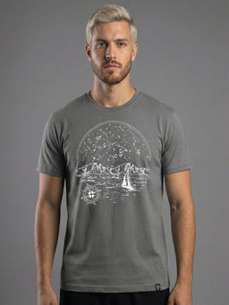 Футболка мужская арт. 02285/Night - F5 фото 2