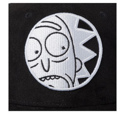 Бейсболка CAPSLAB арт. CL/REM6/1/PCS/GLO Rick And Morty Rick (черный)  фото 4