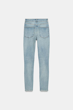 JEANS TRF SKINNY TIRO ALTO / Azul claro - Zara фото 3