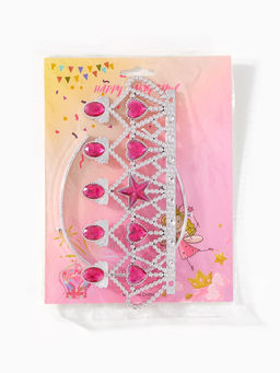 Цена за 2 шт. Корона ободок для девочки, цвета МИКС