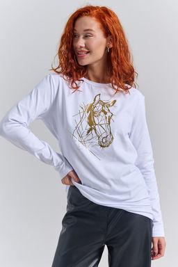 8574 футболка с дл.рукавом унисекс