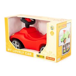 Каталка-автомобиль Пожарная команда со звуковым сигналом (в коробке)