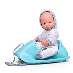 Пупс с аксессуарами "Зимние забавы Тимофейки" в коробке