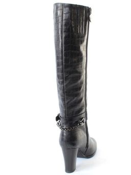 02-M17-1062 XV52-R162RM N1744 BLACK Сапоги женские (натуральная кожа, натуральный мех (евромех)) - Фабричный китай фото 7