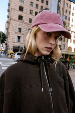 OVERSIZED SOFT HOODED BOMBER JACKET - Zara фото 3