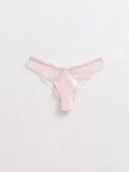 CONTE LACE TWIST LBR 1989 Трусы бразилиана из фактурного кружева и хлопка sakura - Conte elegant фото 3