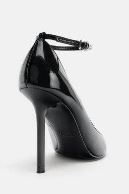HIGH-HEEL SHOES WITH FAUX PATENT FINISH - Zara фото 6