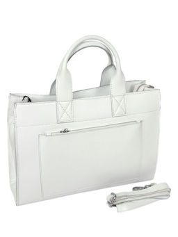 Сумка женская натуральная кожа RM-SH-8896-1, 1отд+карм/перег, плечевой ремень, белый SALE 261772