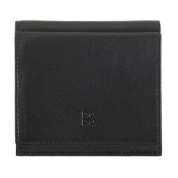 Итальянский кожаный кошелек DuDu серии Flavio | черный