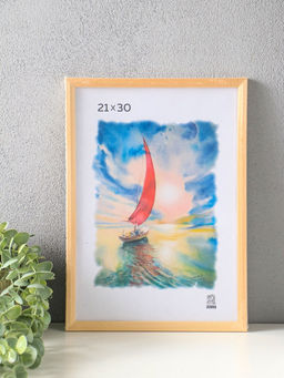 Рамка для фото 21×30 см,, BONO, дерево, пластиковый экран, натуральный