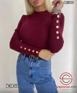 Кофта лапша однотонная женская - Bruno фото 2