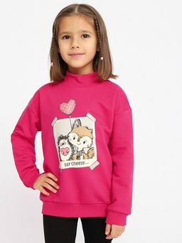 CRB wear/CWKG 63273-46-331 Водолазка для девочки,циклама/Ex.Cherubino