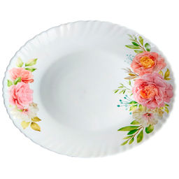 Тарелка обеденная 24,1 см Жизель 7265 (стеклокерамика) (ПС0054-48) (JEWEL)