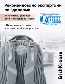 Цена за 1 шт. Ученический рюкзак ErichKrause ErgoLine® 15L Wild Cat  фото 6