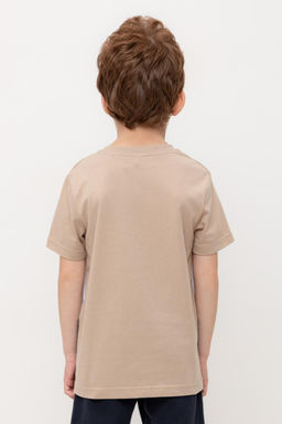 КР 302171/темно-бежевый к569 фуфайка (футболка) для мал - Crockid фото 8