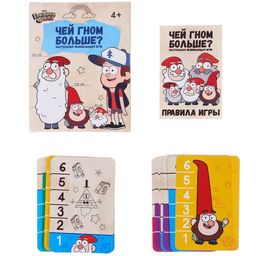 Настольная развивающая игра КТО больше?, Гравити фолз, 36 карточек - Disney фото 2