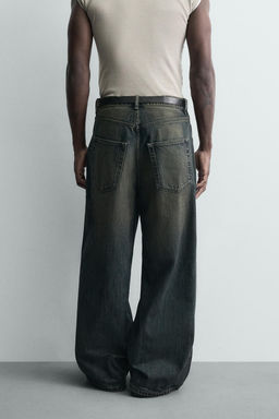 JEANS BAGGY FIT / Azul / Verde - Zara фото 12