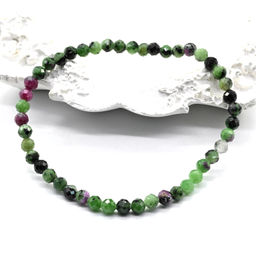 Браслет на резинке шарик гр.4мм из аметиста, 17см - Радуга камня фото 9