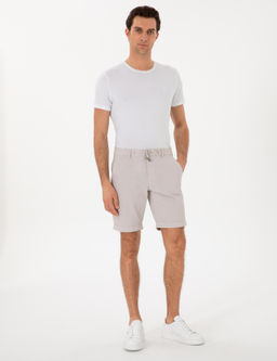 Bej Regular Fit Dokuma _ort