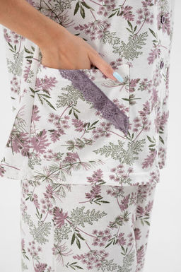 Пижама женская из кулирки Ворожея укроп макс - Амадэль фото 12