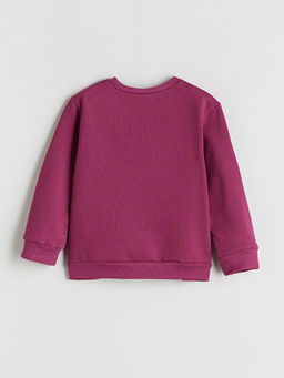 Bisiklet Yaka K?z ?ocuk Sweatshirt 2li