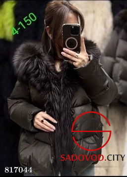 Зимняя женская куртка с капюшоном и мехом - Bruno фото 2