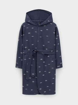 К 5763/стальной,штиль халат дет