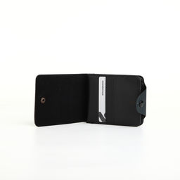 Кошелёк детский Wildlife, маленький, на кнопке, чёрный