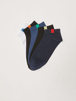 D?z Erkek Patik ?orap 5li