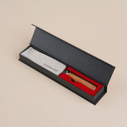 Нож кухонный SL Home «Оливия», универсальный, лезвие 12.7 см, дамасская сталь, коричневый