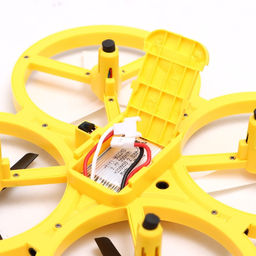 Квадрокоптер радиоуправляемый DRONE, подсветка, работает от аккумулятора, цвет жёлтый - Simaland фото 5