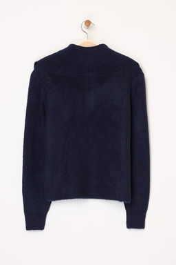 Ekru Yunlu Genis Kal?p Polo Yaka Fermuarl? Triko Kazak TWOAW25KZ00011 - Trendyolmilla фото 23