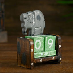 Вечный календарь Слоник, 7410 см, дерево, МИКС