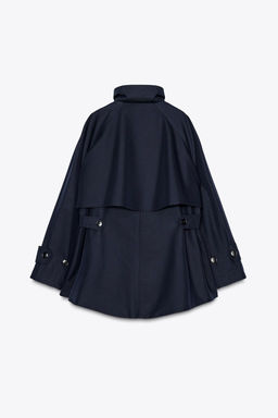 ZW COLLECTION CAPE JACKET WITH TABS - Zara фото 4